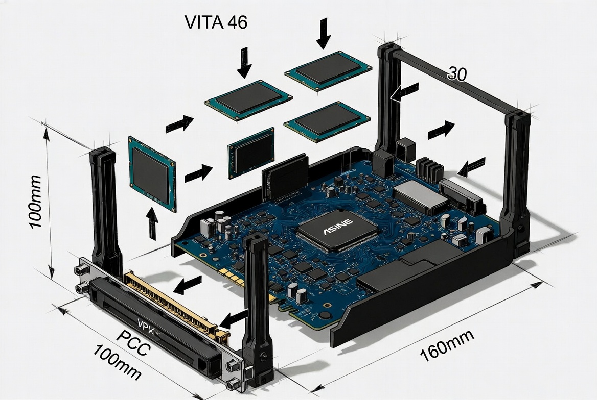 3U VPX exploded